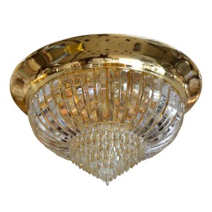Indoor Crystal Ceiling Light 17011  - Brass