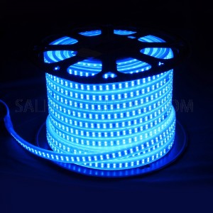 50M High Quality LED Flexible Strip Light Double line 180 LED/M 13W/M with 5 Years Lifespan - Blue