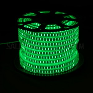 50M High Quality LED Flexible Strip Light Double line 180 LED/M 13W/M with 5 Years Lifespan - Green
