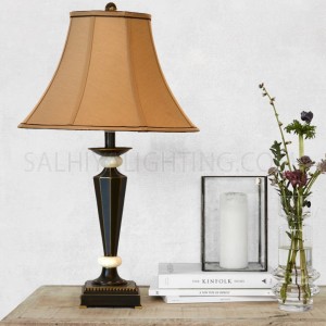 Table Lamp T129-25-1  Bronze/Beige
