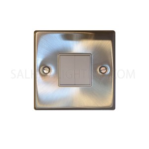 Switch 2Gang 2Way 10Amp T304GB  - Satin