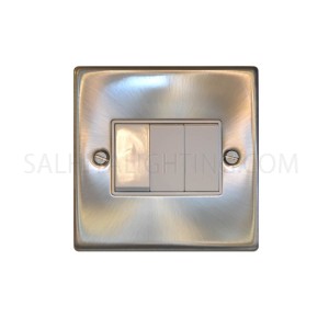 Switch 3Gang 2Way 10Amp T306GB  - Satin