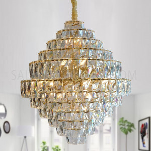 Luxury Modern Crystal Chandelier-17088 /1000-Gold+3years warranty