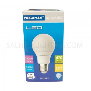 Megaman LED Classic LG7105.5 5.5W E27 6500K - Daylight