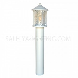 Garden Light Post 1804 E27 Water Glass Diffuser - White