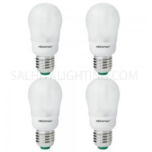 Megaman Energy Saving  9W Classic Bulb Warm White - 4 Pcs