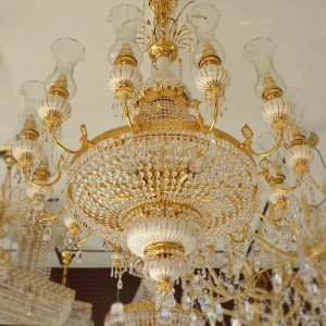 Crystal Chandelier - WL8262C  Gold + 3 Years Warranty