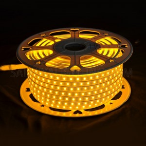 50M High Quality LED Flexible Strip Light Warm White 8W/M IP65 with 5 Years Lifespan