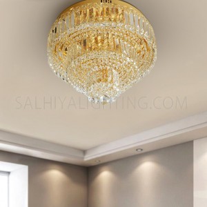 Luxury Modern Crystal Ceiling Light-17085 /520-Gold+3years warranty