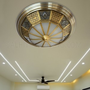 Indoor Arabic Ceiling Light M037-52-3X - Brass