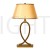 Table Lamp 07-1  Antique Bronze - Brass / Beige