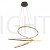 Modern LED Torsion Pendant Lights MD2781-100- Gold