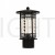 Gate Top Light 1824A Glass Diffuser - Black