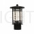 Gate Top Light 1824A Glass Diffuser - Black