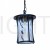 Outdoor Hanging Light 1715 Rotating Glass Diffuser - Matt Black