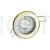 Spot Light Round Fixed AL146 PS/G - Chrome
