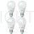 Megaman Energy Saving  11W CFL Classic  Bulb Warm White - 4 Pcs