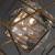  Vintage Glass Ball Iron Chandelier Ceiling Light 3000K 6156- Bronze