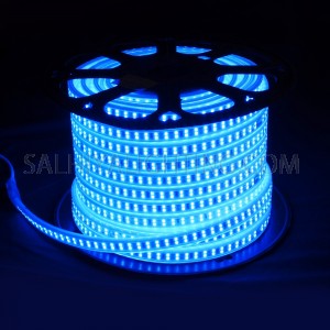 50M High Quality LED Flexible Strip Light Double line 180 LED/M 13W/M with 5 Years Lifespan - Blue