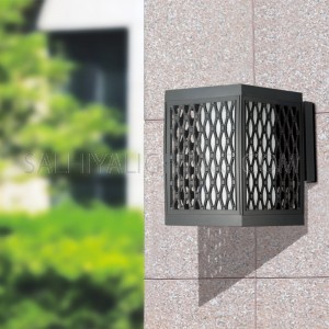 Indoor/Outdoor Wall Light  143 - 001A- E27 PC Diffuser - Goldmine
