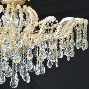 Crystal Chandelier 12 Arms MX6855 - Gold 