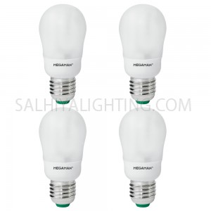 Megaman Energy Saving  9W Classic Bulb Warm White - 4 Pcs