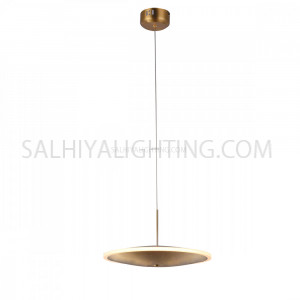 LED Cymbal Horizontal Pendant TP3513 300Dia - Gold