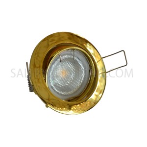 Spot Light Round Movable AL 229B - Gold