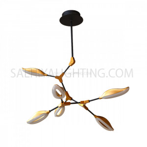 Modern LED Pendant Lights MX2720-6B 42W 3000K - Brush Gold