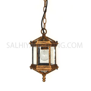 Outdoor Hanging Light OH021 - Black Gold