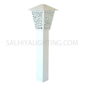 Bollard Light 147 - 106 -E27 Glass Diffuser - White