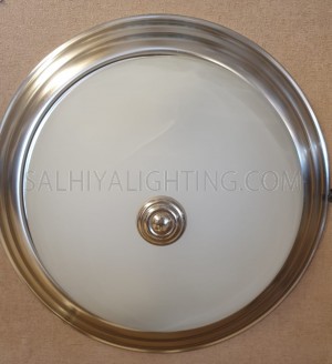 Indoor Crystal Ceiling Light B0325 - Satin Nickel