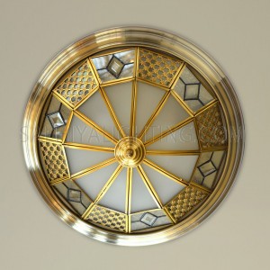 Indoor Arabic Ceiling Light M037-52-3X - Brass